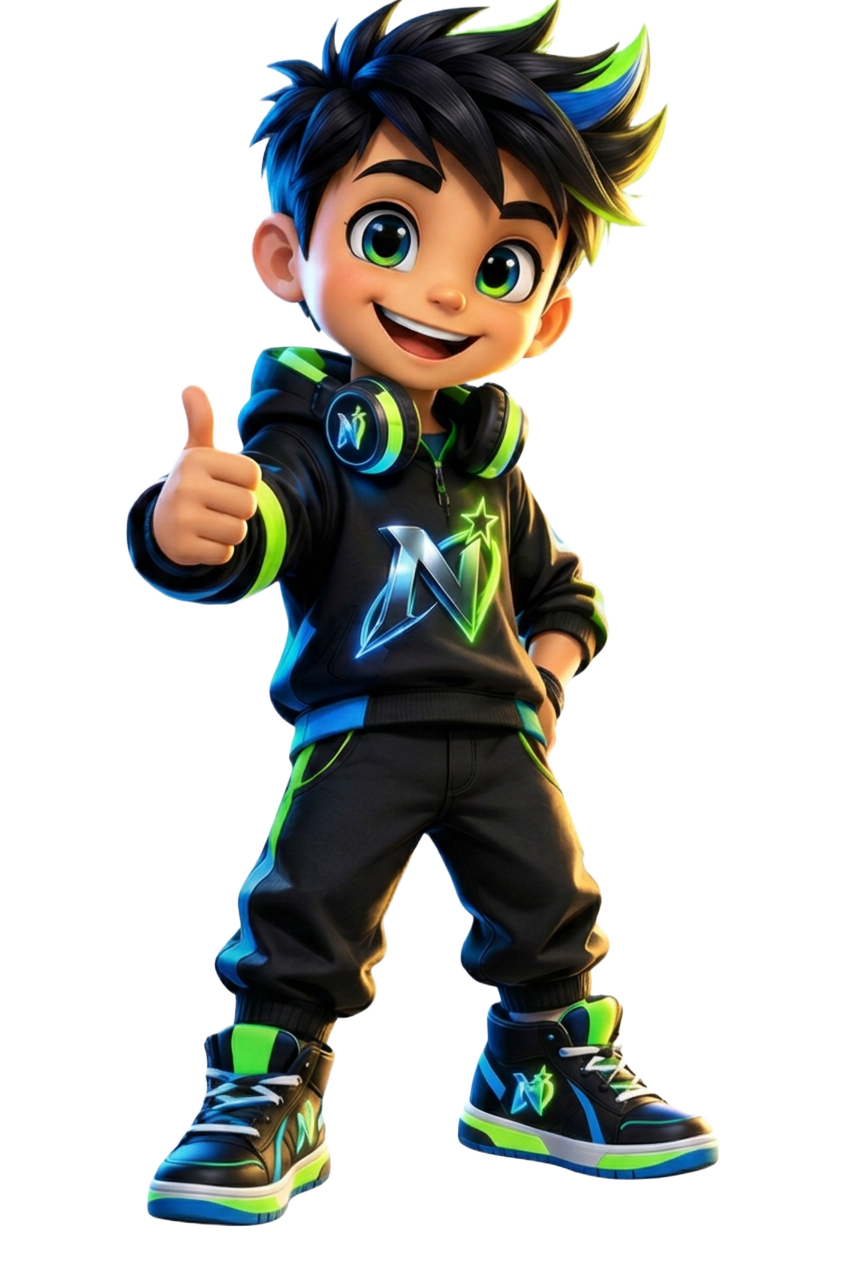 Nitro, a mascote do Nitro Club Madeira Kids